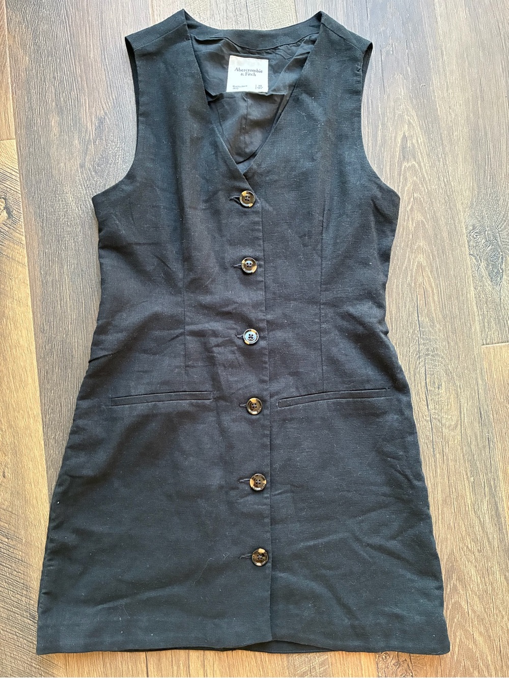 Abercrombie & Fitch Mara Mini Dress linen